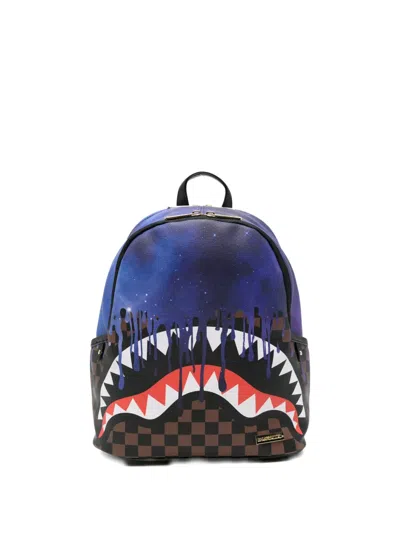 Sprayground Champion Of The Galaxy Backpack In Blue