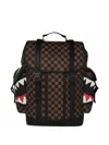 Sprayground Check 2 Monte Carlo Backpack In Brown