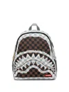 Sprayground Check-patterm Backpack In Multi