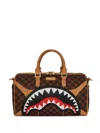 Sprayground Check-shark Holdalls In Brown