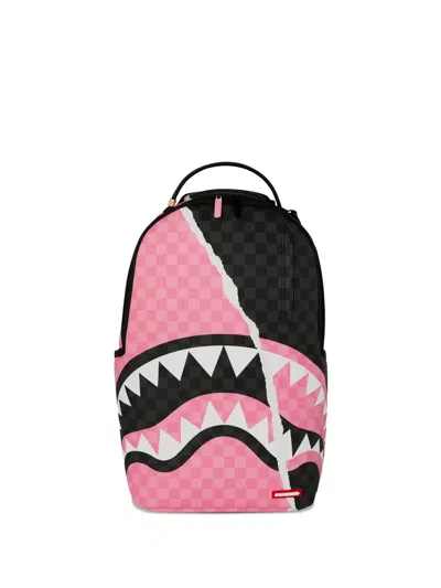 Sprayground Checked Backpack In Multi