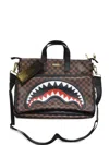 Sprayground Checkerboard-patern Sawtooth-detail Tote Bag In Multi