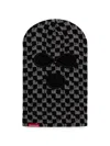 Sprayground Checkerboard-pattern Balaclava In Black