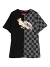 Sprayground Checkered Graphic T-shirt In Multi