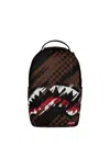 Sprayground Shark Mouth Checkered Backpack In Multi