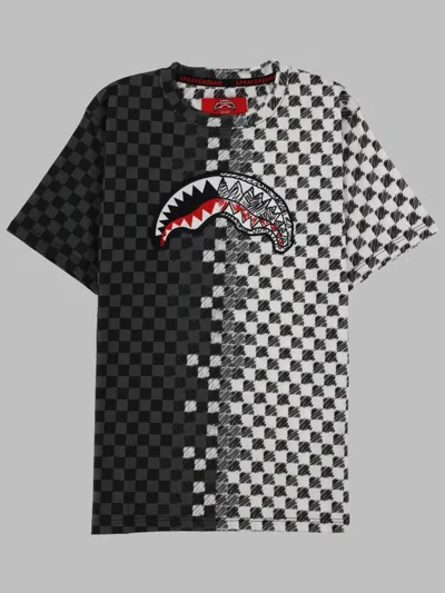 Sprayground Checkered Sketch Regular T-shirt In Multicolor