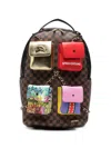 Sprayground Check-pattern Chain-link Backpack In Multi