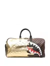 Sprayground Check-pattern Holdall In Multi