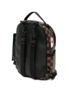 Sprayground Check-pattern Shark Mouth Backpack In Multi