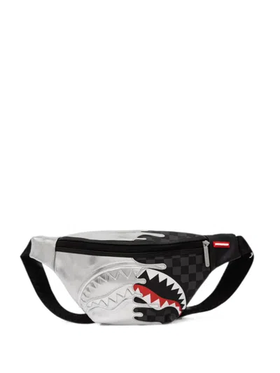 Sprayground Check-print Shark Mouth Belt Bag In Multi