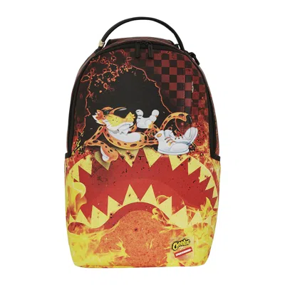 Pre-owned Sprayground Cheetos Too Hot To Handle Backpack 'multicolor' | Multi-color | Men's Size Onesize