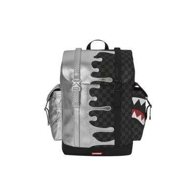 Pre-owned Sprayground Chrome Spectre Monte Carlo Backpack 'multicolor' | Multi-color | Men's Size Onesize