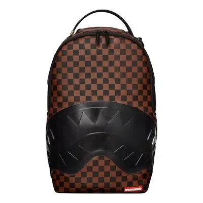 Pre-owned Sprayground Clear Rubber Sharks In Paris Dlxsv Backpack 'brown/black' | Men's Size Onesize