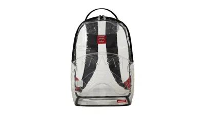 Pre-owned Sprayground Clear Shark Central Backpack In Multi