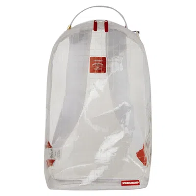 Pre-owned Sprayground Clear Vision Sharks In Paris 100% All Clear Dlx Backpack 'multicolor' | Multi-color | Me