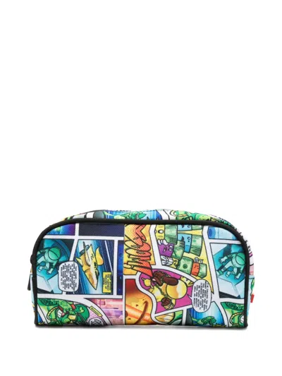 Sprayground Comic-print Pencil Case In Multi