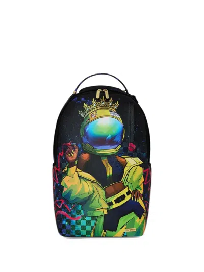 Sprayground Cosmic Queen Graphic-print Backpack In Black