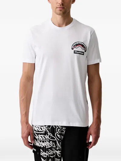 Sprayground Cotton T-shirt In White