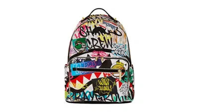 Pre-owned Sprayground Create Another Day Chateau Backpack In Multi