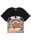 Sprayground Curtain T-shirt In Black