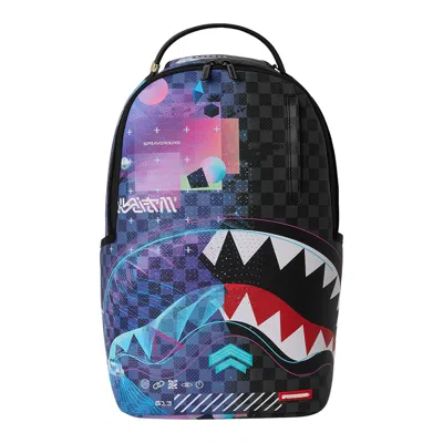 Pre-owned Sprayground Dark Frequency Shark Backpack 'multicolor' | Multi-color | Men's Size Onesize