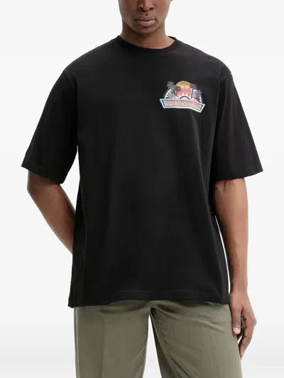 Sprayground Daytona Race Over T-shirt In Black