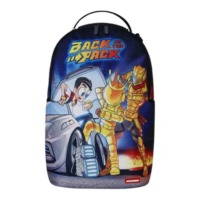 Pre-owned Sprayground Dbd In Bag To The Future Featuring Astromane Backpack 'multicolor' | Multi-color | Men's