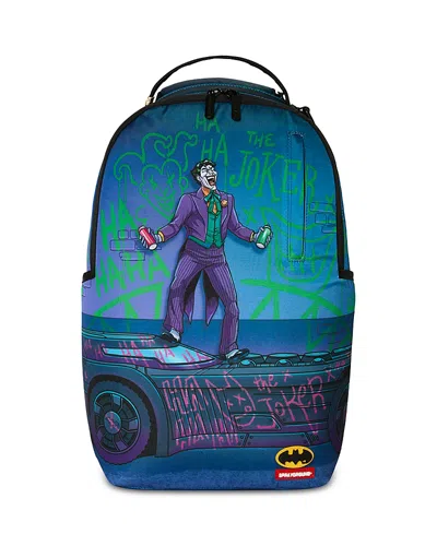 Sprayground Kids' Dc Joker Tagged Up Backpack In Pink