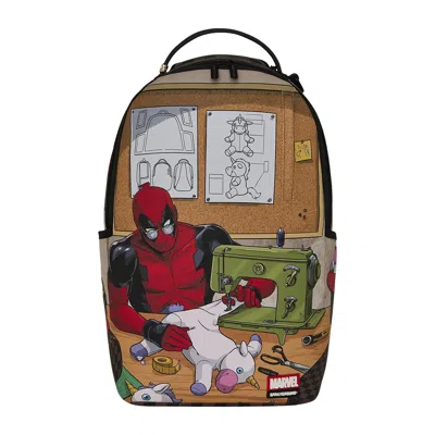 Pre-owned Sprayground Deadpool  Designer Backpack 'multicolor' | Multi-color | Men's Size Onesize