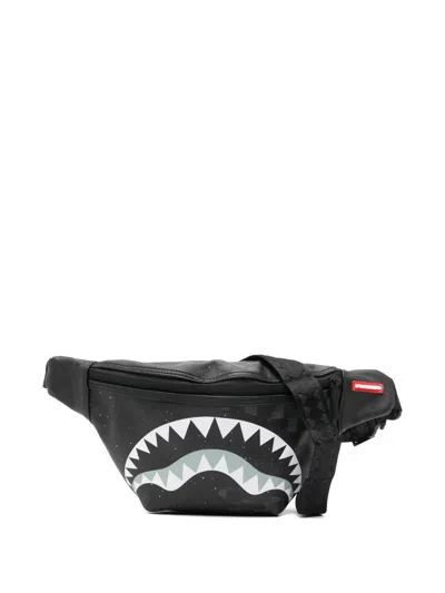 Sprayground Deepspace Belt Bag In Black
