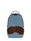 Sprayground Denim Shark Bite Dlxsv Backpack In Blue