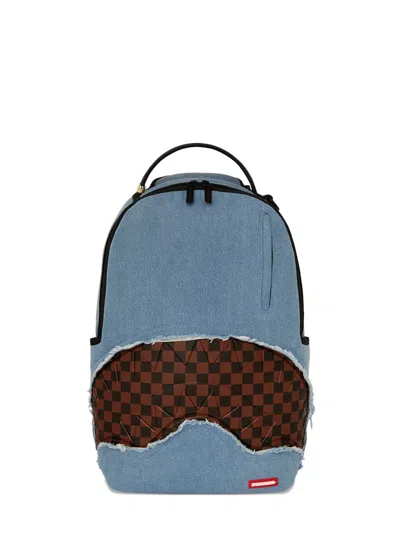 Sprayground Denim Backpack In Blue