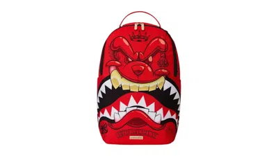 Pre-owned Sprayground Diablo Big Mean Shark Bite Backpack In Multi
