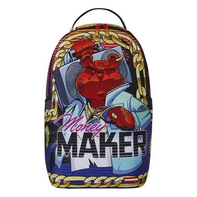 Pre-owned Sprayground Diablo Money Maker Backpack 'multicolor' | Multi-color | Men's Size Onesize