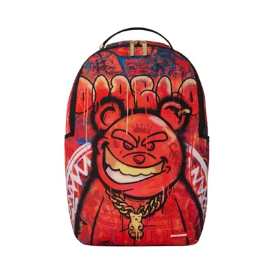 Pre-owned Sprayground Diablo Mural Fire Backpack 'red' | Men's Size Onesize