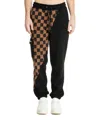Sprayground Diag Split Sip Vanquish Sweatpants In Black