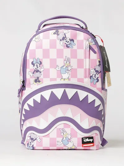 Sprayground Disney Checkerboard Print Backpack With Internal Laptop Pocket In Pattern