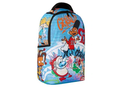 Pre-owned Sprayground Dlxr 90s Street Art Backpack