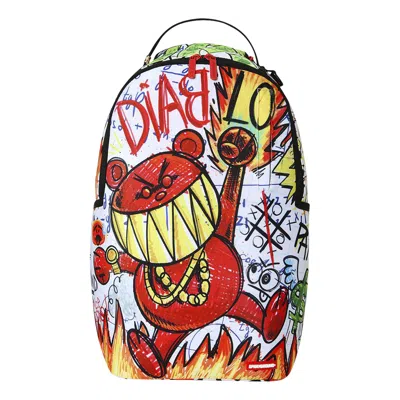 Pre-owned Sprayground Doodle Diablo Essay Backpack 'multicolor' | Multi-color | Men's Size Onesize