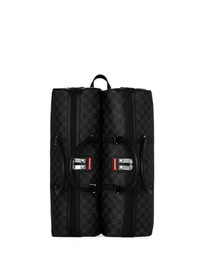 Sprayground Double Trouble Double Duffle Backpack In Black