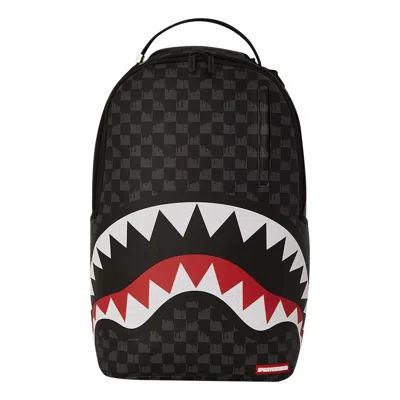 Pre-owned Sprayground Drip Check Shark Backpack 'black' | Men's Size Onesize