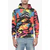 Sprayground Multicolored Hoodie Sweatshirt With Embroidered Logo
