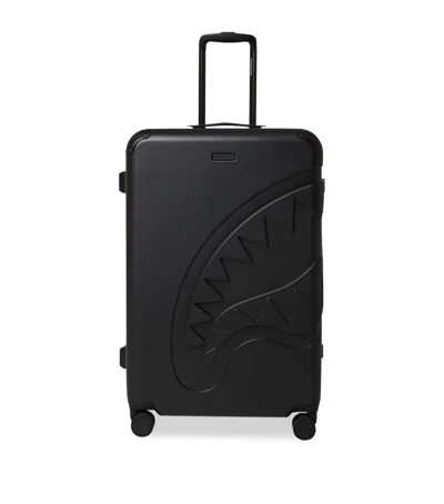 Sprayground Embossed Check-in Suitcase In Black