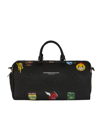 Sprayground Embossed Holdall In Black