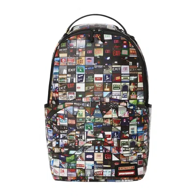 Pre-owned Sprayground Exit Art Collab Backpack 'multicolor' | Multi-color | Men's Size Onesize