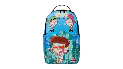 Pre-owned Sprayground Fairly Odd Parents: Cash Throne: Timmy Takeover Dlx Backpack In Multi