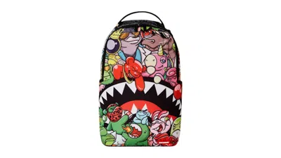 Pre-owned Sprayground Fight To The Finish Dlxr Backpack In Multi