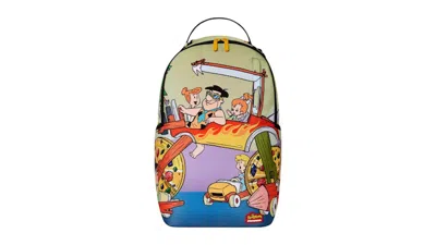 Pre-owned Sprayground Flintstones Big Rider Backpack In Multi