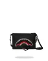Sprayground Dripping Sharks In Psris Check Messenger Bag In Black