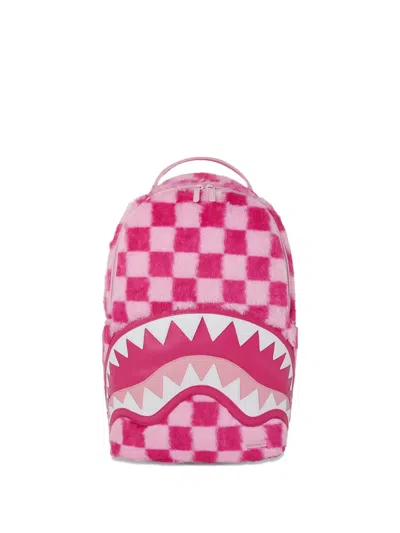 Sprayground Furzilla Shark Backpack In Pink